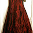 Джина Баккони винно-красное вечернее платье-выпускное платье (38/40) (фото #1)