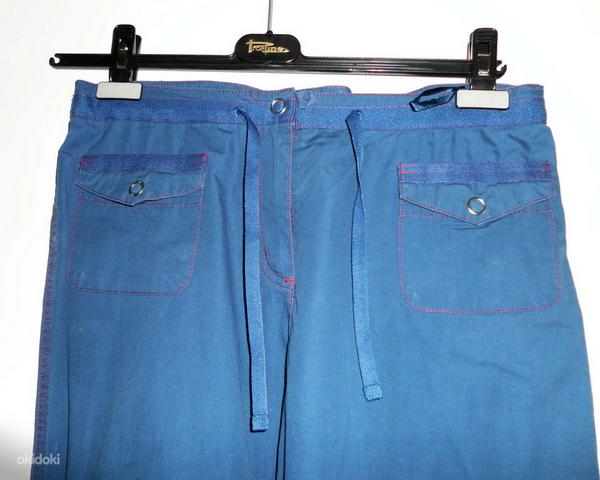 Meremehe siilis sininsed puuvillast püksid, M-L-GB14 (foto #1)