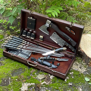 Luksuslik Viiking Grillvarraste Kinkekomplekt (2 foto / 7)