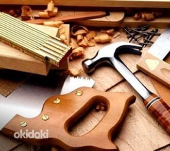 Kogenud puusepp-tisler teeb majas erinevaid töid (foto #3)