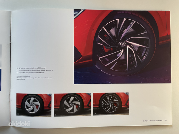 Brošüür - VW Golf GTI MK8 2023 (foto #4)