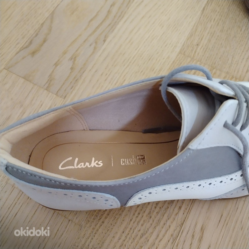 Женские туфли Clarks 37 размер кожаные новые (фото #3)