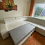 Угловой диван и кровать белая экокожа с ящиком (фото #2)