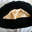 Вязаные черные утепленные шапки на флисовой подкладке (фото #2)