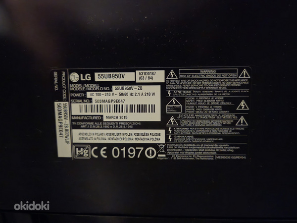 55-дюймовый Ultra HD Smart TV с WebOSiLG (фото #2)