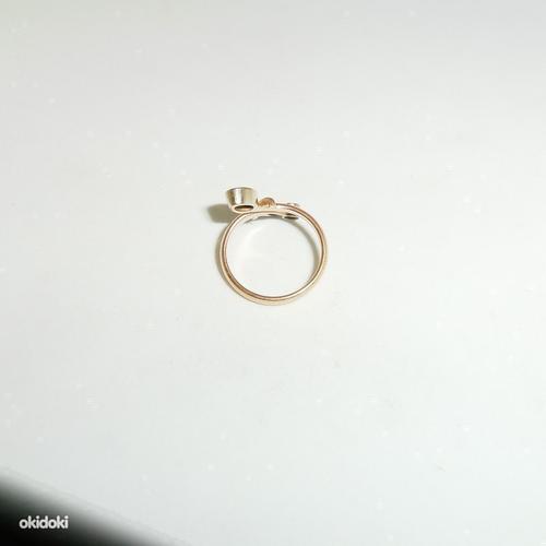 Золотое кольцо c бриллиантами 585 проба (№L185) (фото #2)