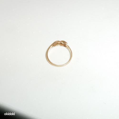 Золотое кольцо c бриллиантами 585 проба (№L184) (фото #2)