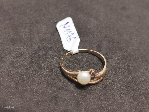 Золотое кольцо с бриллиантами (№1176) (фото #1)