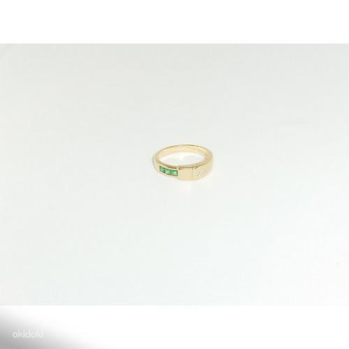 Золотое кольцо с бриллиантами 750 проба (№L98) (фото #1)