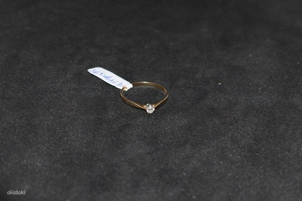 Золотое кольцо с бриллиантами 585 пробы (№1197) (фото #5)