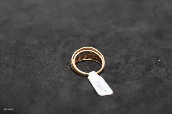 Золотое кольцо с бриллиантами 585 пробы (№1198) (фото #3)