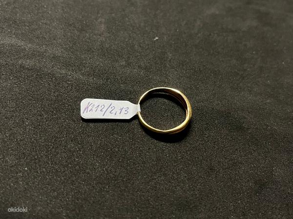Золотое кольцо с бриллиантом, 585 проба (№K212) (фото #2)