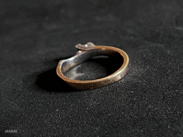 Золотое кольцо с бриллиантом 585 проба (№K219) (фото #3)