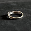 Золотое кольцо с бриллиантом 585 проба (№K223) (фото #3)