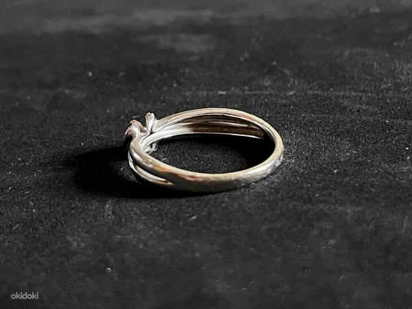 Золотое кольцо с бриллиантом 585 проба (№K223) (фото #3)