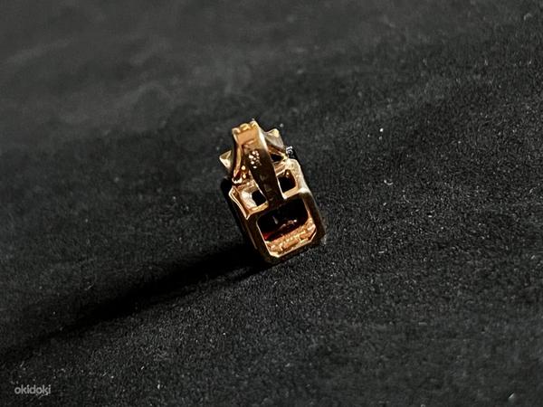 Золотое кулон с бриллиантом 585 проба (№K225) (фото #5)