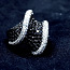 Золотое кольцо с бриллиантами 750 проба (№L849) (фото #3)