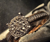 Золотое кольцо с бриллиантами 585 проба (№L902)