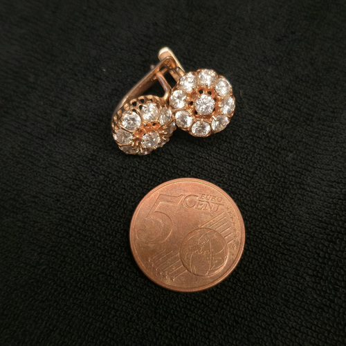 Золотые серьги 585 проба (№L1515)