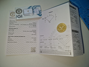Ilus 100% Naturaalne Briljant 0,24 ca IGI sertifikaat (3 foto / 4)