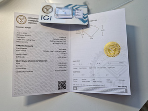 100% Naturaalne Teemant/Briljant 0,20 ca IGI sertifikaat (3 foto / 4)