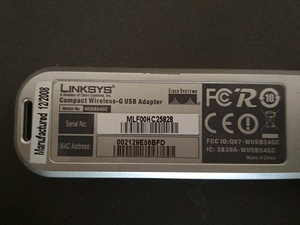 Linksys Compact Wirless-G USB Adapter (2 foto / 2)
