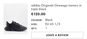 Adidas Originals Ozweego trainers in triple black (5 foto / 5)
