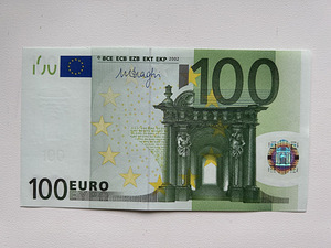 100 евро 2002 UNC Германия, Марио Драги (1 фото из 2)
