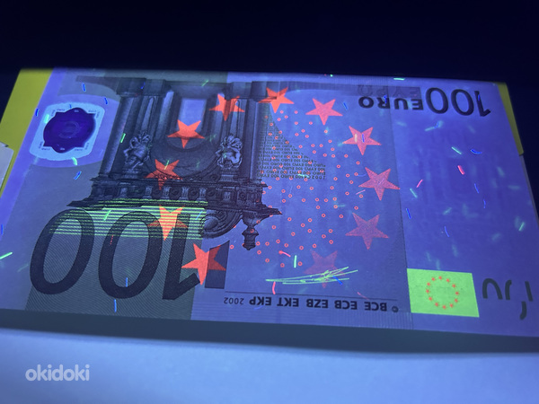 100 евро 2002 г., подпись Вима Дуйзенберга, UNC. (фото #5)