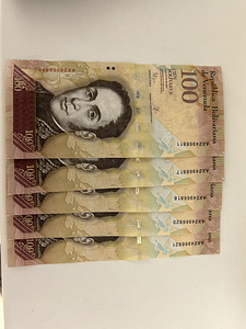 Venezuela 100 bolivares 2015 (5 tk) (1 foto / 3)