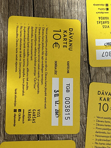 Kehtiv kuni 30.12.2025 ChiliPizza kupongid Lätis 6 tk (60 €) (5 foto / 5)