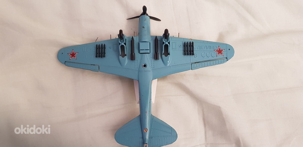 Модель самолета Штурмовик Ил-2 СССР металл (фото #4)