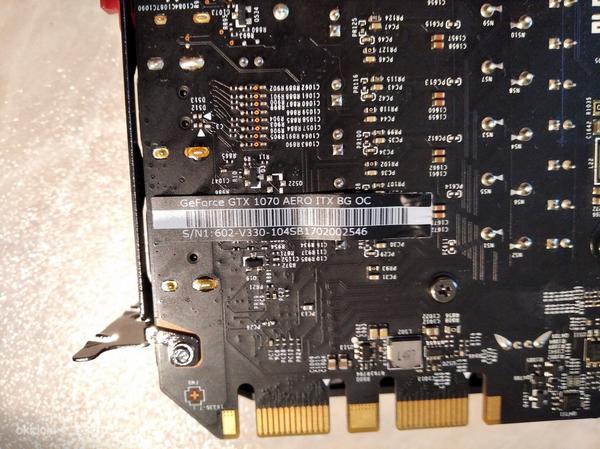 MSI GeForce GTX 1070 AERO ITX 8G OC (foto #3)