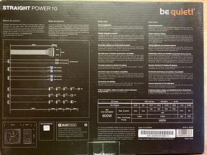Toiteplokk be quiet! STRAIGHT POWER 10 600W CM 80PLUS GOLD (8 foto / 8)
