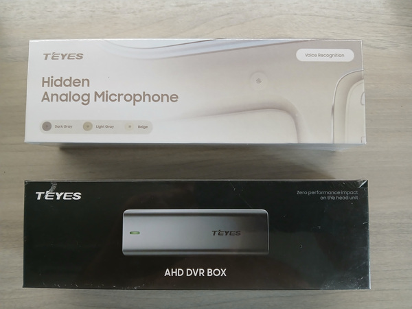 Для авто. мультимедиа Teyes 4. Teyes AHD DVR BOX + MIC.