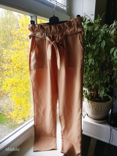 Длинные бежевые брюки S / M (фото #1)