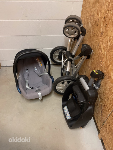 Maxi-Cosi turvahäll, ISOFIX EasyFix alus ja käru raam