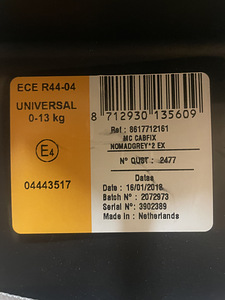 Maxi-Cosi turvahäll, ISOFIX EasyFix alus ja käru raam (7 foto / 7)