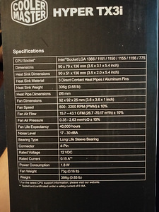CoolerMaster Hyper TX3i (Новый) (2 фото из 2)