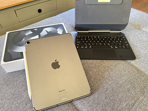 iPad Air 5 WI-FI / LTE+ Apple pencil + klaviatuuriümbris (3 foto / 3)