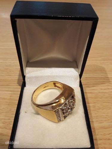 Мужское кольцо с бриллиантами (фото #2)