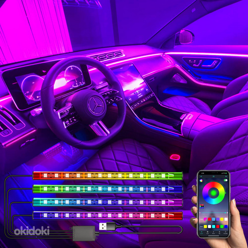 LED valgustus USB komplekt. Hallake oma telefonist värve.