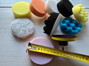 Poleerimispadjad 8cm komplekt 9tk akutrelli jaoks (2 foto / 3)