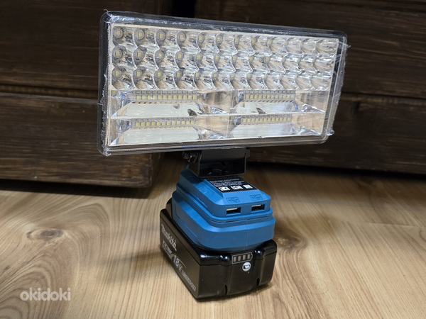 Uus Makita 18v LED töö valgus. 2 režiimi+ 2 USB