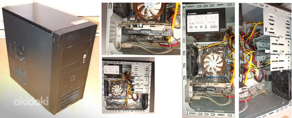 Настольный компьютер mATX в корпусе ORDI, i5-4570 (фото #2)