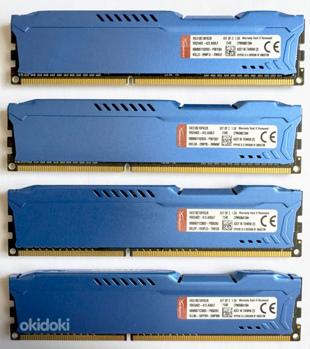 Kingston HyperX DDR3 16GB (4x4GB) 1866MHz
