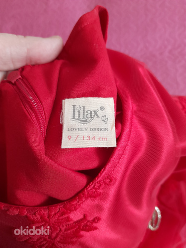 Pidulik punane kleit s134 (foto #6)