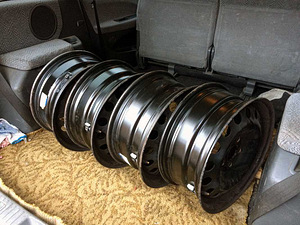 FORD диски R16 с датчиками давления. Комплект 4 штуки. (1 фото из 3)
