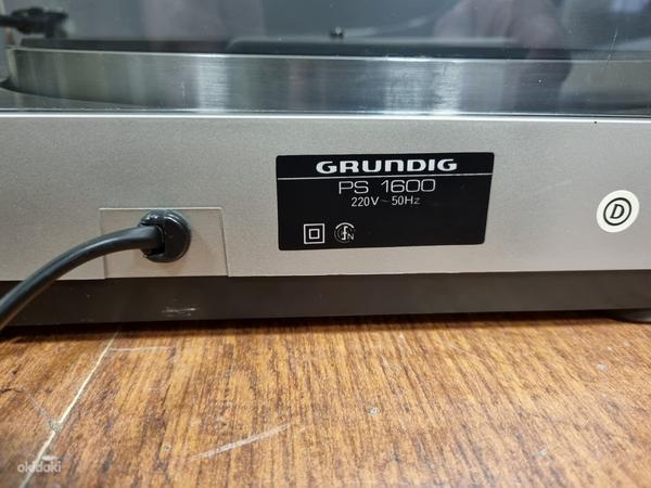Grundig PS 1600 виниловый проигрыватель (фото #3)