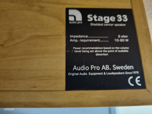Audio pro stage 33 cen (фото #4)